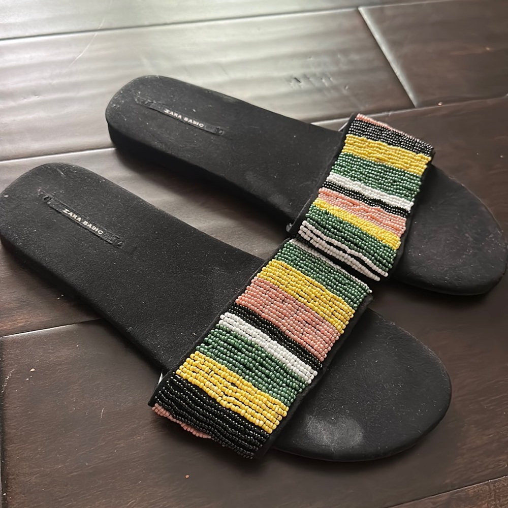 Zara flat sandals